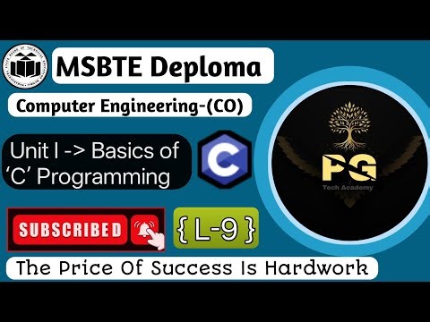 C Language Lecture 9 | Logical Operators & Assignment Operators with Programs, MSBTE, CO2K