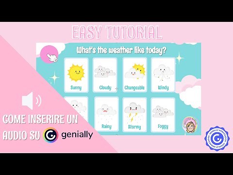 TUTORIAL - NUOVA FUNZIONE DI GENIALLY: COME INSERIRE AUDIO
