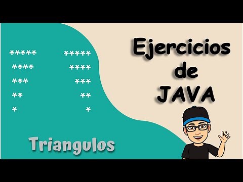 Cómo imprimir triángulos invertidos con asteriscos en Java | Ejercicios programación Java