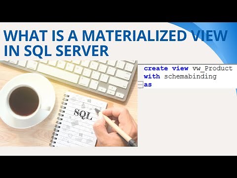 84 What is a materialized view in sql server