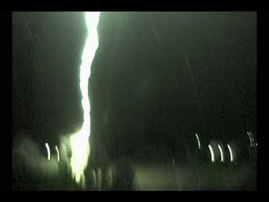 INCREDIBLE lightning strike video!!!