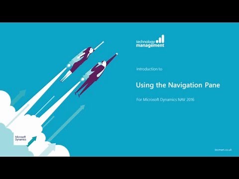 Dynamics NAV 2016: Using the Navigation Pane