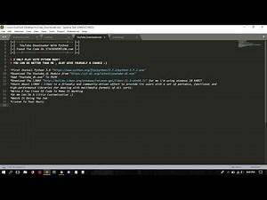 PYTHON - Youtube Downloader & Converter To Mp3 [ Play With Python ]