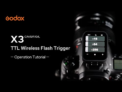 X3 TTL Wireless Flash Trigger-Operation Tutorial