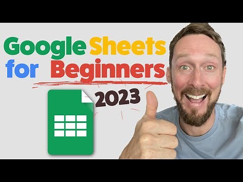 Google Sheets Beginner's Guide - Start Here