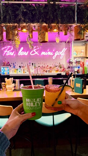 shelby sorrel on Instagram: "[partnered] for real take this as your sign to go to @holeymoleyatx !!! they have so many fun activities like an immersive mini golf course, new (!!!) augmented darts, a retro arcade area, delicious food, unique & fun cocktails served at their two bars & the addition of their limited-time australian surf-inspired pop-up (open through january 31st!) 🏄🏻🍹🍋‍🟩 reserve in advance at holeymoley.com to guarantee your spot! — 807 east 4th street #austin #austintx #austin