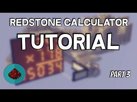 Redstone Calculator Tutorial Part 3 - BCD to Binary