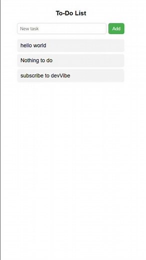 Todo List In JavaScript | Quick Beginner's Project