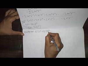Probability Generating Function of Binomial Distribution // semester 2// kakatiya university.