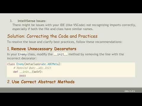 Resolving the AttributeError When Using Abstract Base Classes in Python