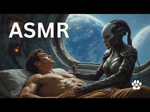 🎧 ASMR Alien Massage on Spaceship for Sleep & Relaxation | 30 Minutes | Black Screen | No Talking 🐾