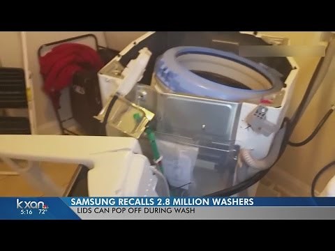 Samsung issues recall for ‘exploding’ washing machines