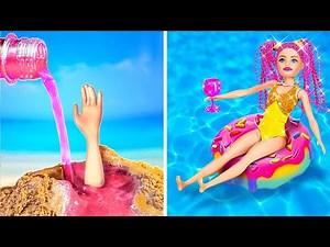 Poor vs Rich Barbie *Popular Doll Makeover DIY*