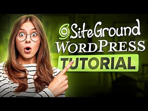SiteGround WordPress Tutorial (2026) 🔥 | Step-by-Step Website Setup for Beginners