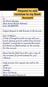 490K views · 2.2K reactions | Letter writing to bank tips and idea ep.10 #lettertobank #nomineechange | English Class | Facebook
