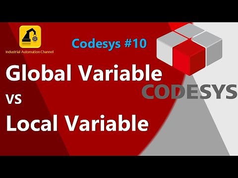 Codesys #10: Local & Global Variable in Codesys