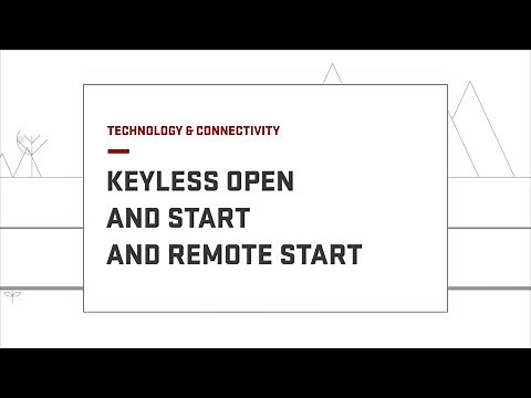 How to use Keyless Open & Start and Remote Start | GMC