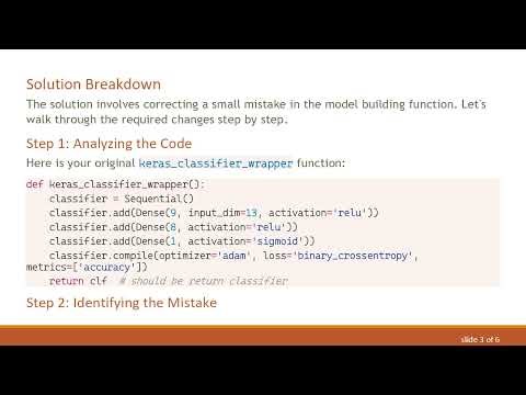 Resolving the KerasClassifier AttributeError: 'loss' Issue in Your Deep Learning Models
