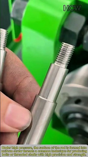 Precision Metal Thread Rolling Process.