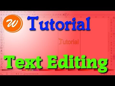 Inkscape Tutorial - Text Editing, Stroke & Fill