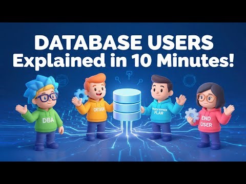 Database Users in DBMS Explained | DBA, Designer, Analyst, End Users | DBMS Tutorial for Beginners”