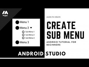 How to create Submenu in android studio | Menu 3| android tutorial| magizh