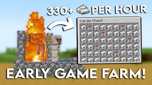 318K views · 3.6K reactions | NEW MINECRAFT 1.21.5 EASY IRON FARM...