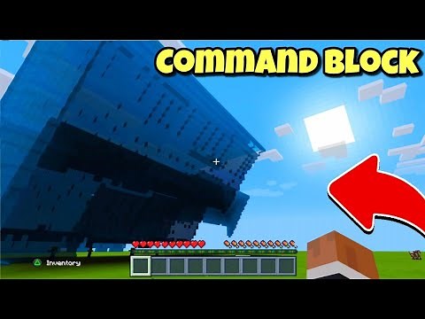 Minecraft PS4 Bedrock Edition Realistc Tsunami | minecraft ps4 bedrock 2.01 commande block creation