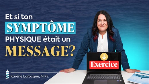 🎬Un 𝐄𝐗𝐄𝐑𝐂𝐈𝐂𝐄 guidé pour décoder ton corps... Si tu continues à ignorer tes 𝐬𝐲𝐦𝐩𝐭𝐨̂𝐦𝐞𝐬, ton corps va toujours 𝐂𝐑𝐈𝐄𝐑 de plus en plus fort! Quand il n’y a aucune cause physique évidente à un symptôme, ce n’est pas dans ta tête. 𝐄𝐭 𝐬𝐨𝐮𝐯𝐢𝐞𝐧𝐬-𝐭𝐨𝐢, 𝐭𝐨𝐧 𝐜𝐨𝐫𝐩𝐬 𝐧𝐞 𝐜𝐡𝐞𝐫𝐜𝐡𝐞 𝐩𝐚𝐬 𝐚̀ 𝐭𝐞 𝐧𝐮𝐢𝐫𝐞, 𝐢𝐥 𝐜𝐡𝐞𝐫𝐜𝐡𝐞 𝐚̀ 𝐭’𝐚𝐯𝐞𝐫𝐭𝐢𝐫. Dans cette vidéo, je te guide dans un exercice doux, mais puissant, pour commencer à décoder le message caché der