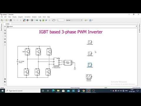 Three Phase PWM Inverter using MATLAB / Simulink
