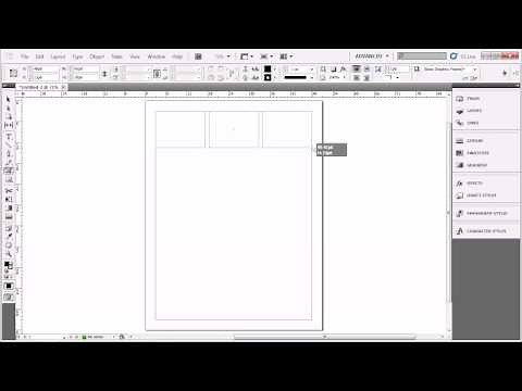 Create a bunch of frames easily in Adobe InDesign