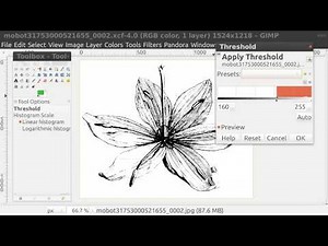 GIMP Converting To Bitmap