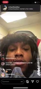 Yourrage getting head on Instagram live