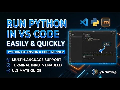 🚀 Run Python Programs in VS Code | Python Extension vs Code Runner (Best Way)