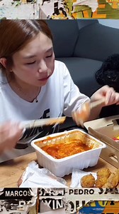 This mukbang video features spicy Korean tteokbokki made with chewy rice cakes, fish cakes, and gochujang-based sauce, paired with crispy Korean corn dogs, a popular street food combination known for its bold flavors and comforting textures. credit by : #hamzy #hamzyfans #mukbang #asmr #koreanfood #eatingshow #cook #food #lifestyle #corndoga #streetfood #streetfoodkorean | Hamzy Fans, mukbang ASMR