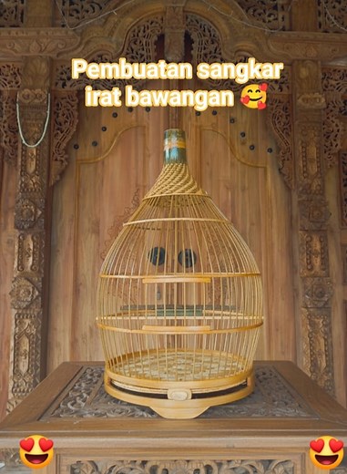 1.7K reactions · 27 shares | #tutorial pembuatan sangkar irat bawangan untuk burung perkutut sangkar klasik ciamik 殺#tutorial #craftingabamboo #vidiovod #viral #fyp | Riezno Kinol | Facebook