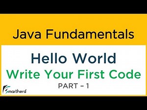 Write your first code in Java: HELLO WORLD program. Java Tutorial for beginners #1.1
