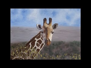Giraffe Acrylic Painting Tutorial