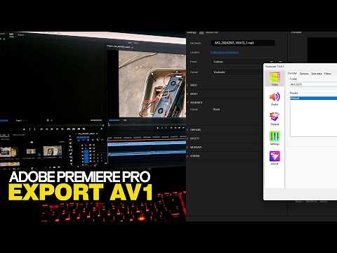 Premiere Pro Export to AV1 Video with Voukoder Classic