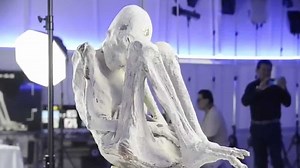 'Alien mummies' conference takes bizarre turn after a 'pregnant' alien is unveiled