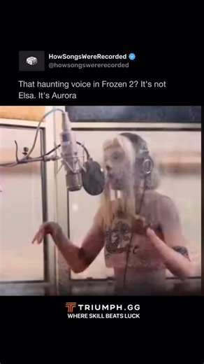 HowSongsWereRecorded on Instagram: "Did you know AURORA did the mystical voice in Frozen 2? #aurora #rap #recording"