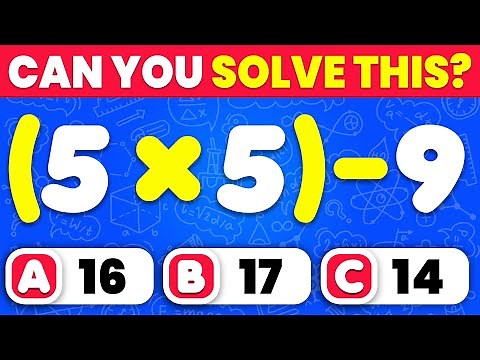 The Ultimate Math Quiz! ➗✖️ | Easy, Medium, Hard & Impossible Levels