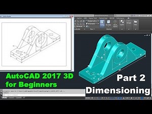 AutoCAD 2017 3D Dimensioning Tutorial