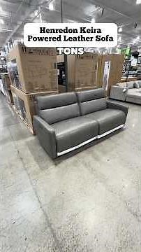 Ultimate Costco Sofa? The Henredon Leather Powered Recliner with USB & Zero Gravity Seats is Here!
