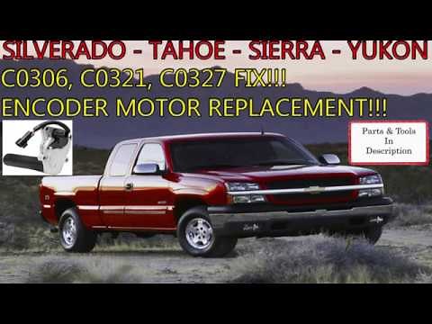 C0306, C0321, C0327 FIX!!! No 4x4 Fix!! Encoder Motor Replacement!!! Silverado, Sierra, Tahoe, Yukon