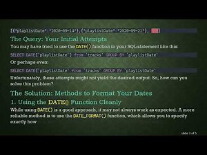Formatting Dates in MySQL: How to Use DATE() with a SELECT Statement