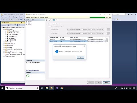 SQL Server - How to Download and Restore the Northwind database | FoxLearn