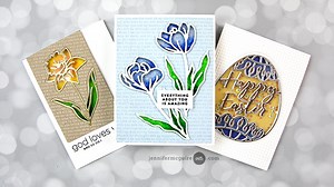 Stained Glass Window Cards - Jennifer McGuire Ink