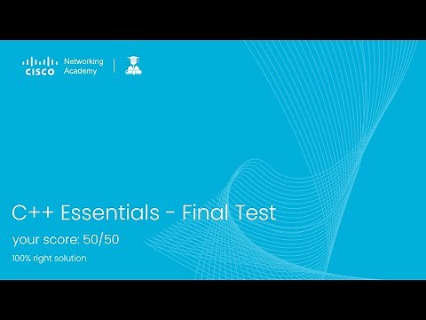 C++ Essentials - Final Test