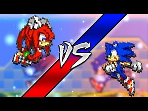 Sonic Vs Knuckles | Sprite Animation